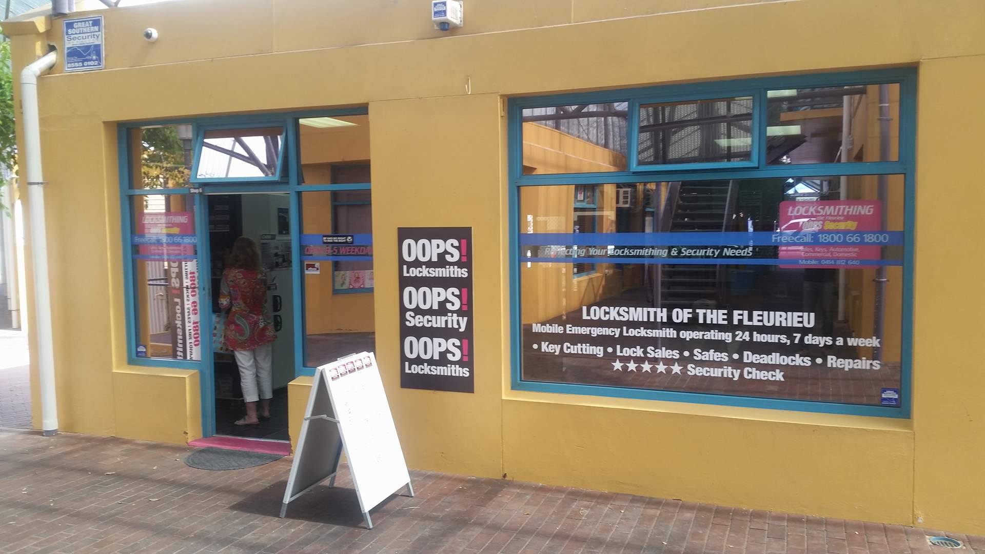 Oops Security Locksmiths &amp; Locksmith Services Shop 6