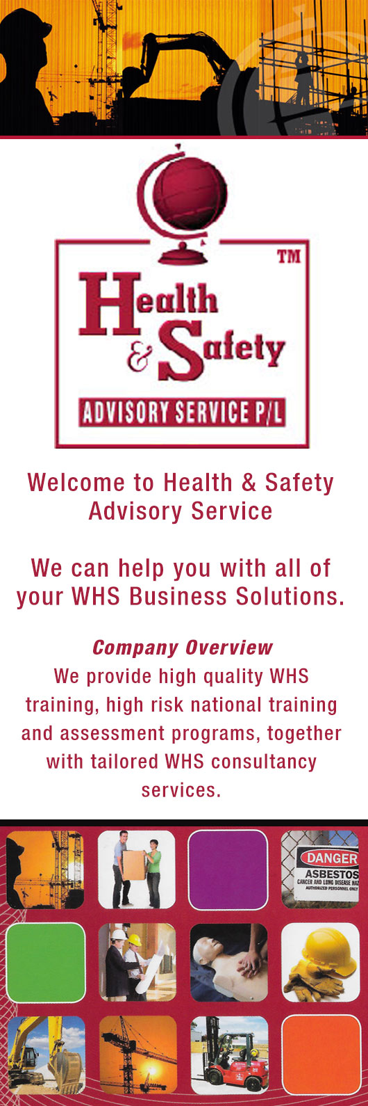 Health & Safety Advisory Service OHS Occupational Health & Safety