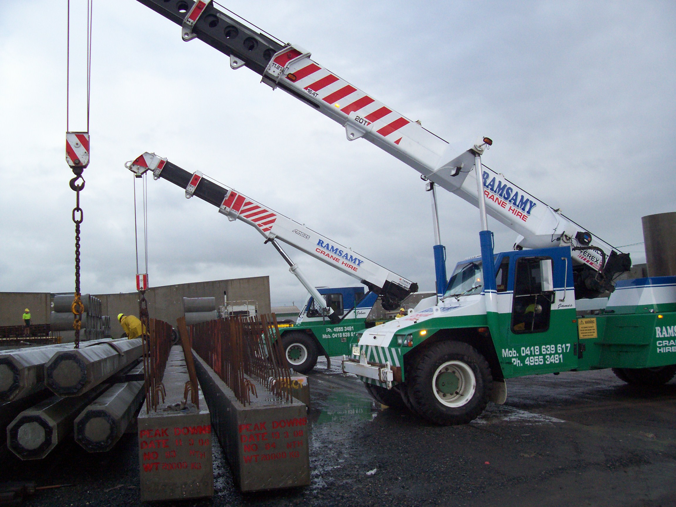 Ramsamy Crane Hire LA & LR Pty Ltd Crane Hire Mackay