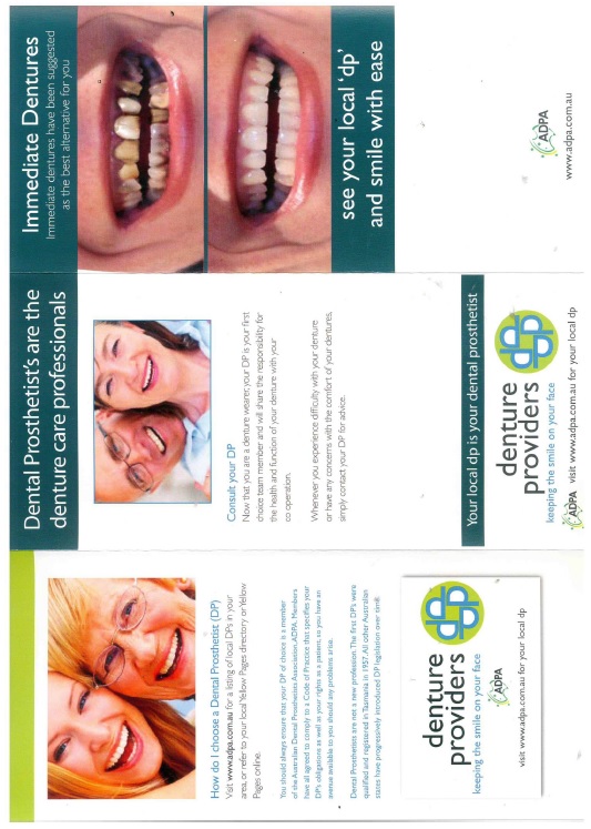 Cosmetic Denture Services Dental Prosthetist Corner Gordon and