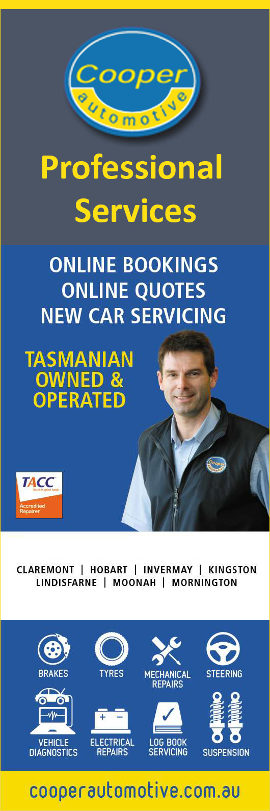 Cooper Automotive Mechanics & Motor Engineers 114 Warwick St Hobart
