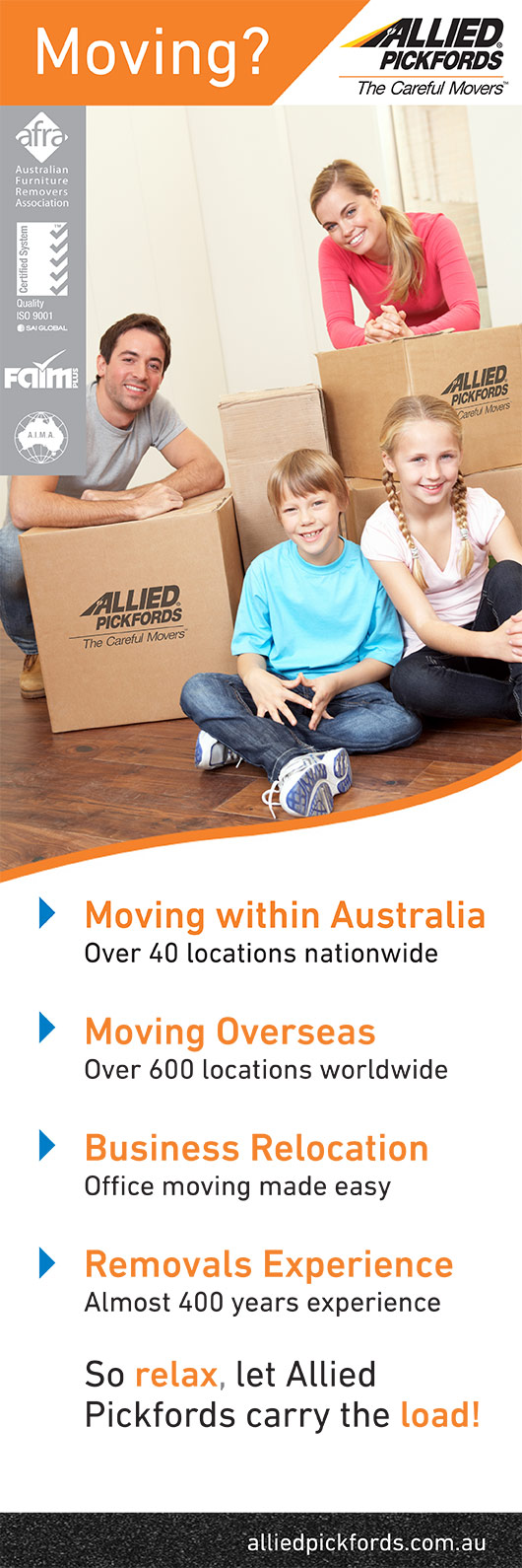 Allied Pickfords Furniture Removalists & Movers 202228 Greens Rd