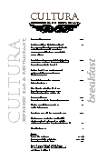 Breakfast Menu
