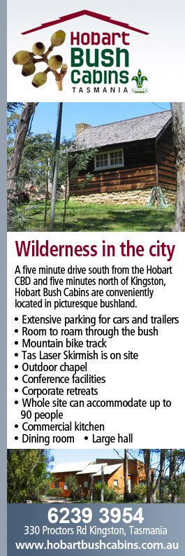 Hobart Bush Cabins - Promotion