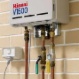 Rinnai  v1500 tankless gas hot water heater.