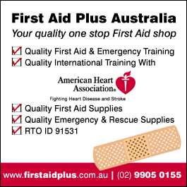 First Aid Plus Australia - Promotion