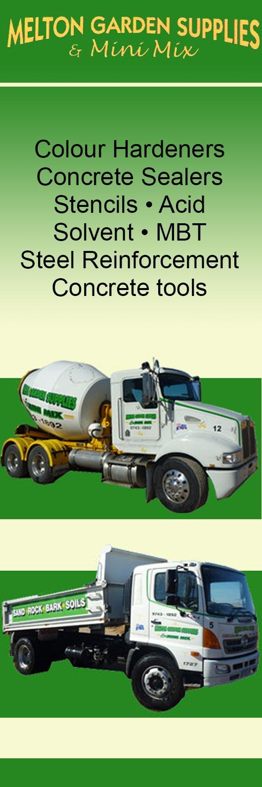 Melton Garden Supplies & Mini Mix Ready Mix Concrete 46 Coburns Rd