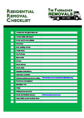 Removal Checklist 2