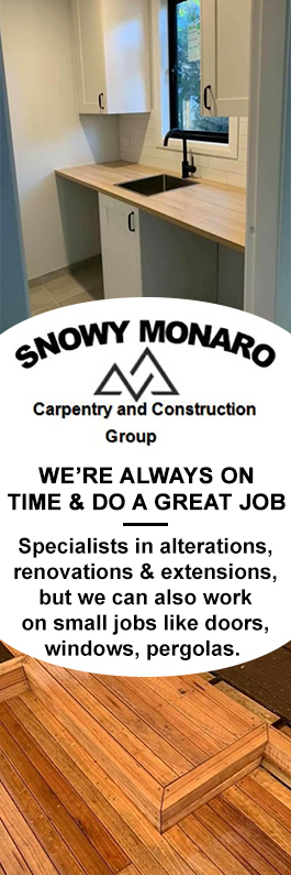 Snowy Monaro Carpentry and Construction Group - Promotion