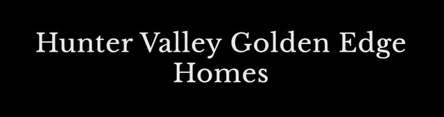 Hunter Valley Golden Edge Homes - logo