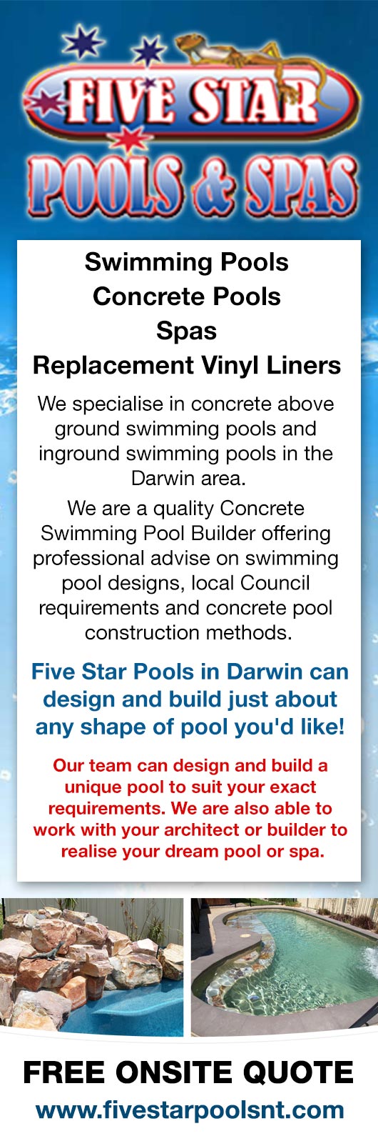 Professional Pool Designers pdr 123 Five Star Concrete Pool Specialists Promotion Professional Pool Designers swimming pool software Five Star Concrete Pool Specialists Promotion