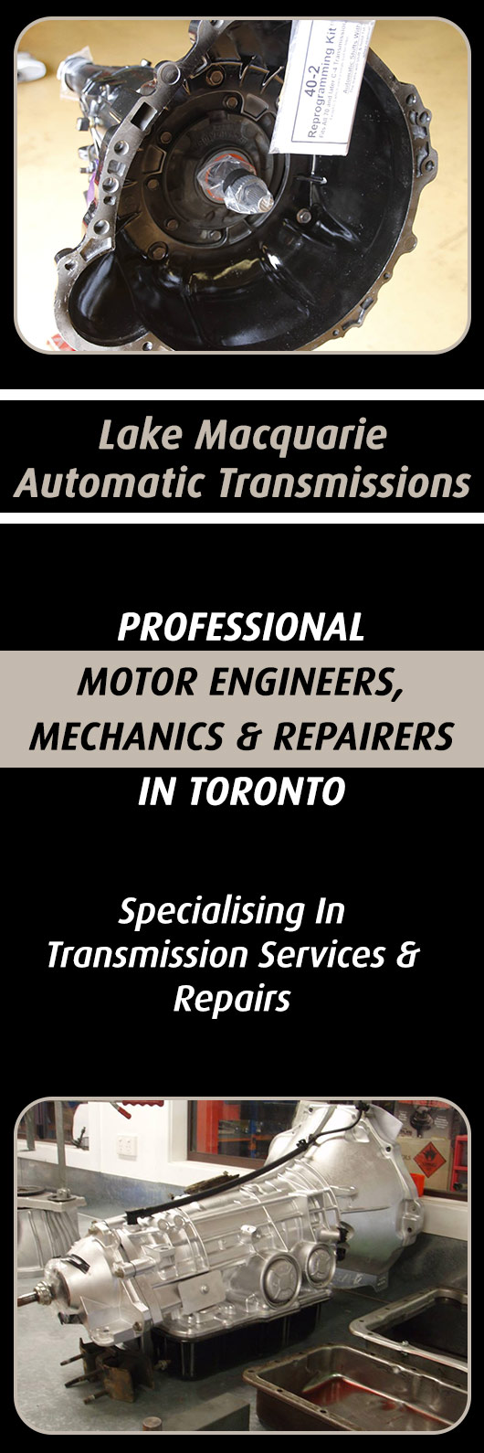 Lake Macquarie Automatic Transmissions - Promotion