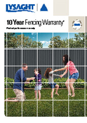 10 Year Fencing Warranty