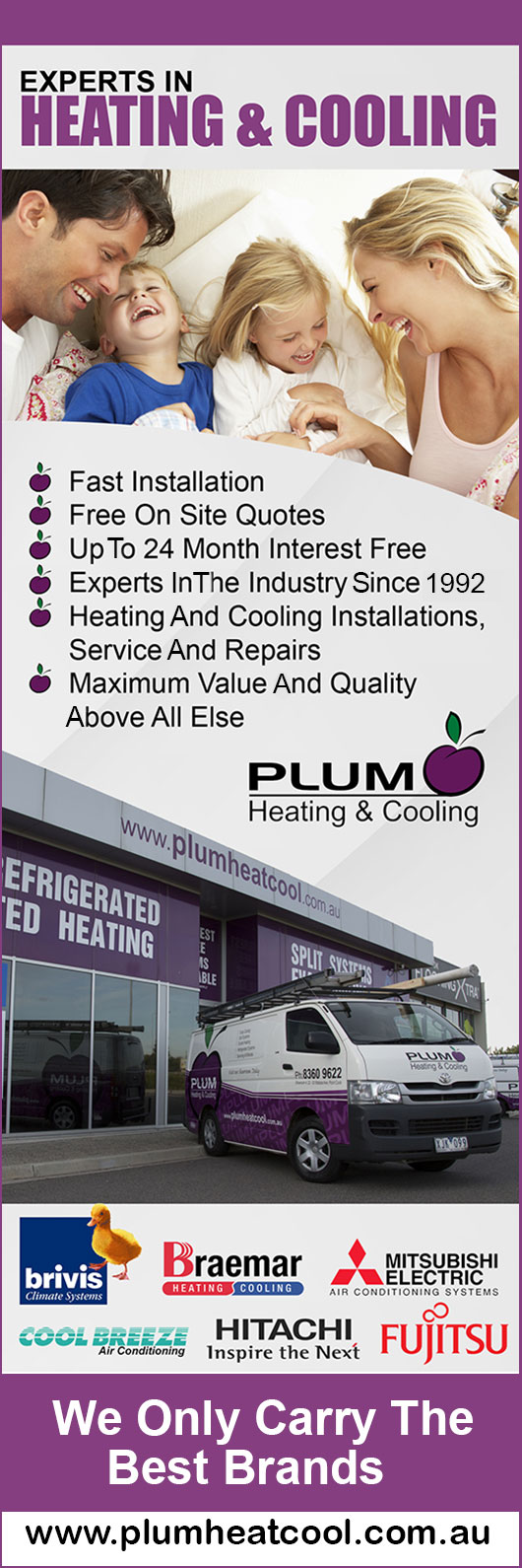 Plum Heating & Cooling Home Air Conditioning Geelong Yellow Pages®