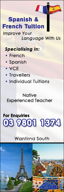 Spanish & French Tuition - Promotion