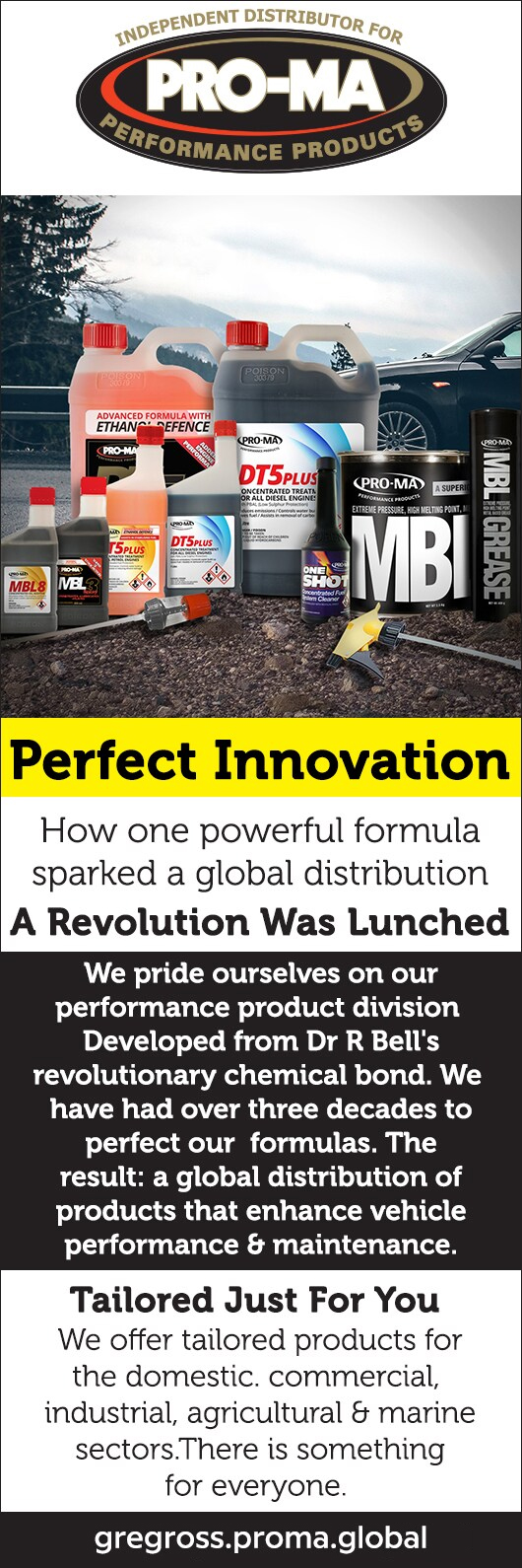 Pro-Ma Performance Products - Promotion