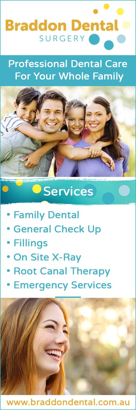 Braddon Dental Surgery - Promotion
