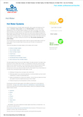 Hot water specialist