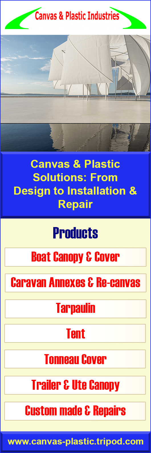 Canvas & Plastics Industries - Promotion