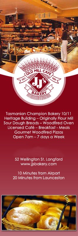 JJs Bakery & Old Mill Cafe - Promotion