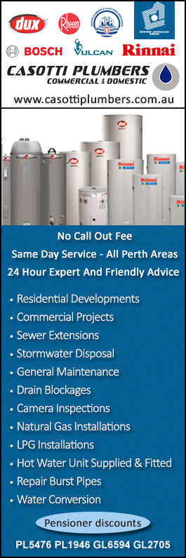 Casotti Plumbers Commercial & Domestic - Promotion