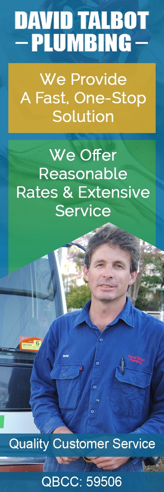 David Talbot Plumbing - Promotion