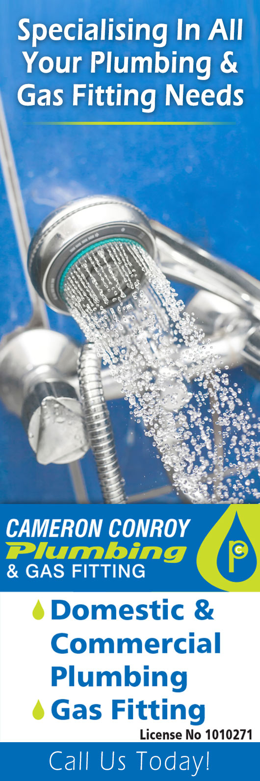 Cameron Conroy Plumbing & Gasfitting - Promotion