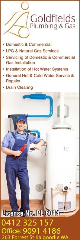 Goldfields Plumbing & Gas - Promotion