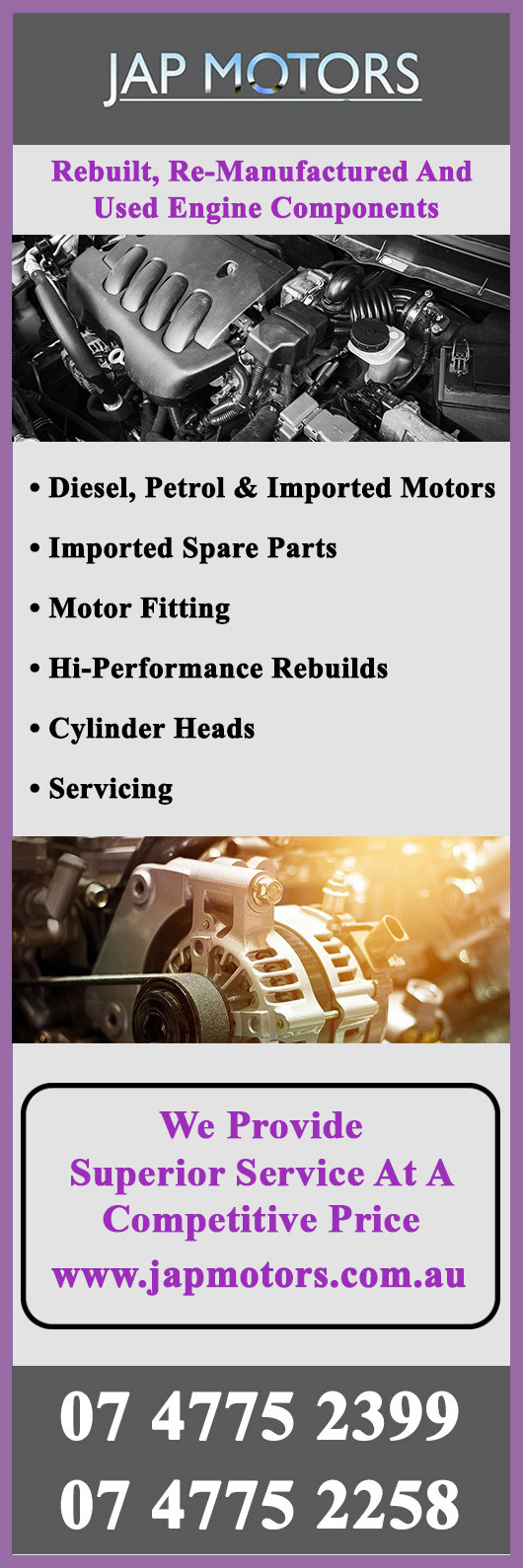 JAP Motors Mechanic Aeroglen Yellow Pages®