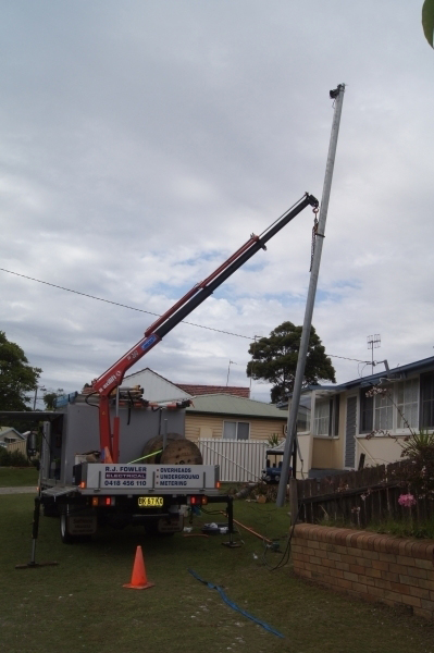 R J Fowler Electrical Central Coast Overheads