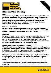 Hints & Tips - Packing