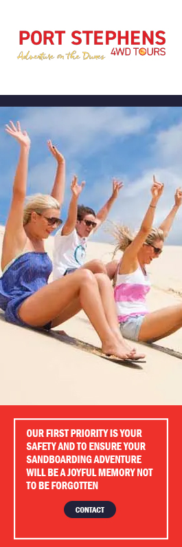 Port Stephens 4WD Tours - Promotion