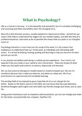 What Is Psychology