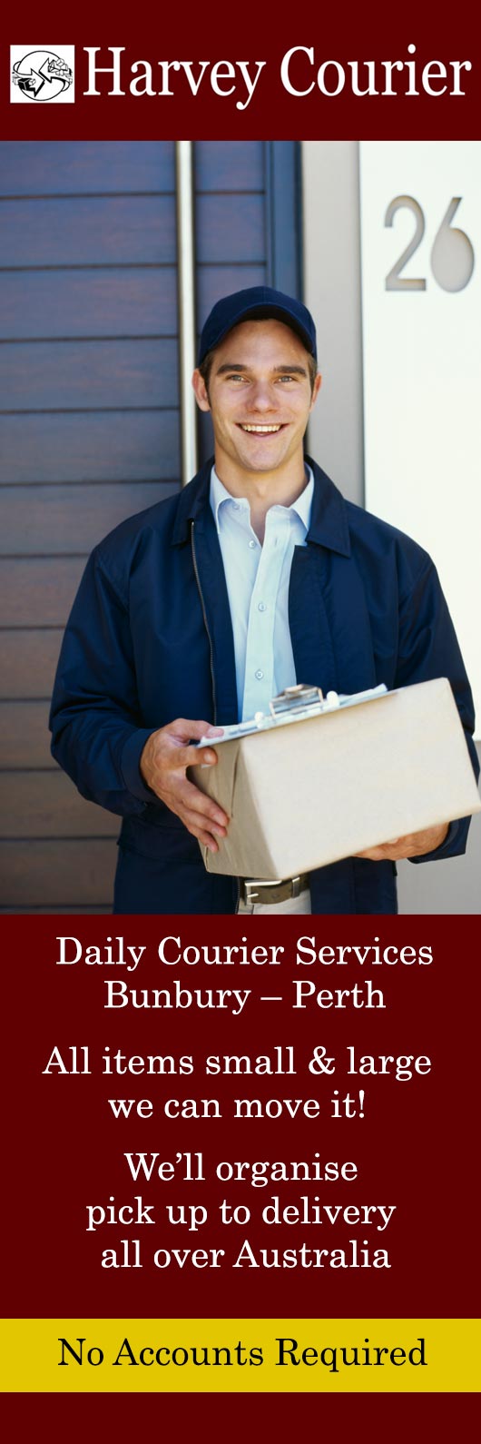 Harvey Courier Service - Promotion