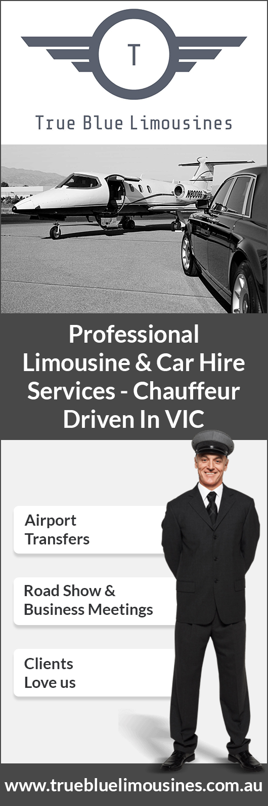 True Blue Limousines - Promotion