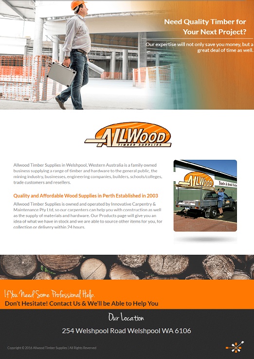 Allwood Timber Supplies