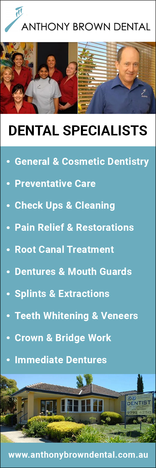 Anthony Brown Dental - Promotion