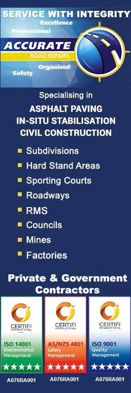 Accurate Asphalt & Road Repairs Pty Ltd - Promotion