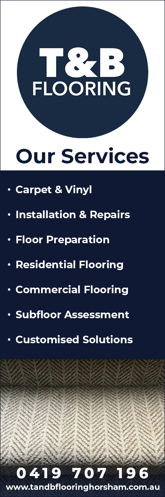 T and B Flooring - Promotion