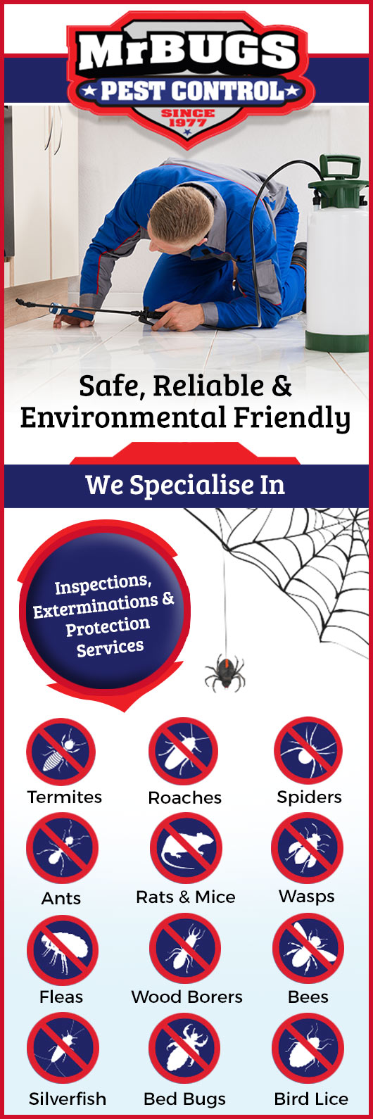 Mr. Bugs Pest Control Service Pty Ltd Pest Control 507 Princes Hwy West Wollongong