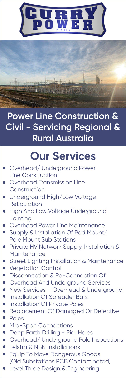 Curry Power Pty Ltd - Promotion