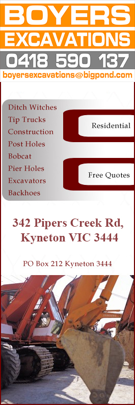 Boyers Excavations - Promotion