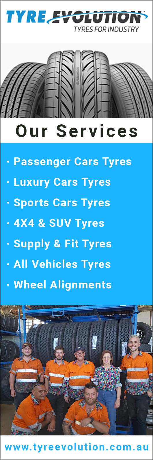 Tyre Evolution - Promotion