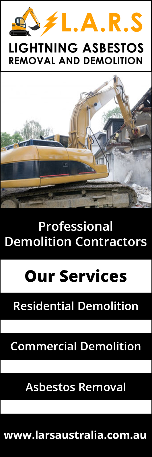 Lightning Asbestos and Demolition Services - Promotion