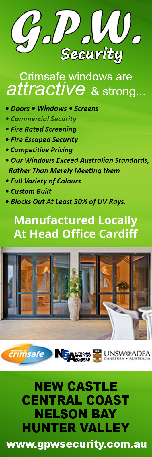 G.P.W. Security Screens & Doors Pty Ltd - Promotion