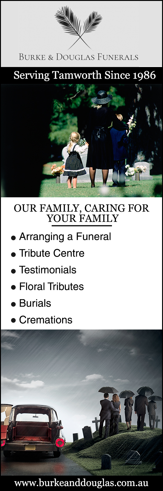 Burke & Douglas Funerals - Promotion