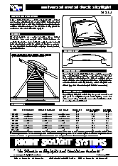 Universal Metal Deck Skylight