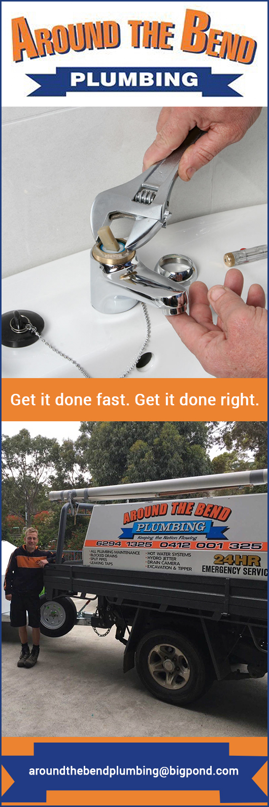 Around The Bend Plumbing - Promotion