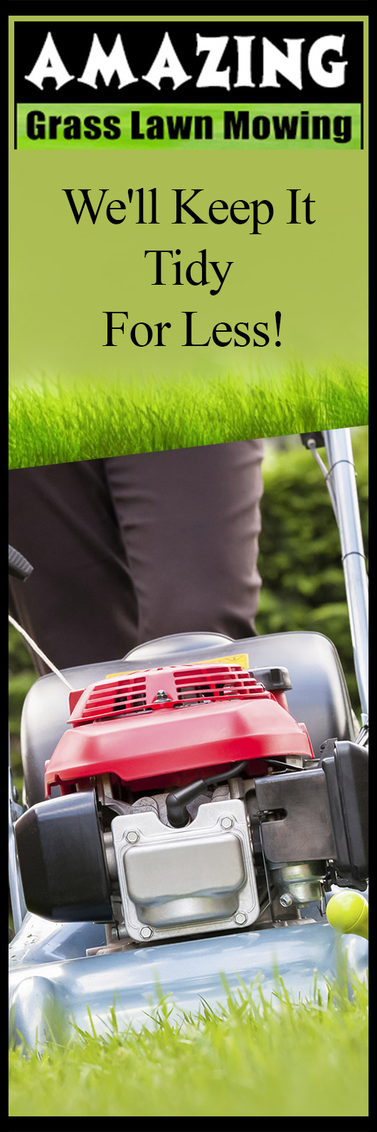Amazing Grass Lawn Mowing - Promotion