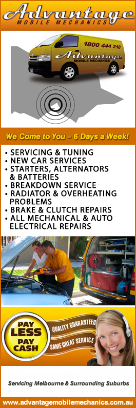 Advantage Mobile Mechanics & Auto Electricians - Promotion